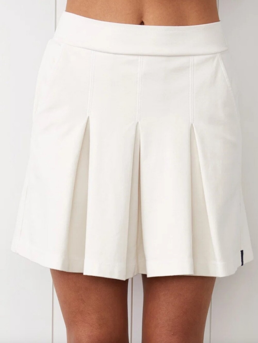 NWT! Stateside Ponte Pleated Mini Skirt
